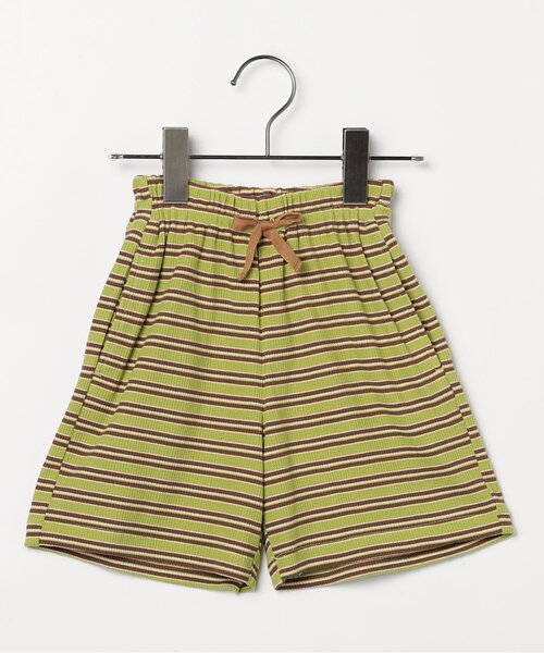 p.premier（ピードットプルミエ）の「先染めボーダーワッフルハーフパンツ（その他パンツ・キッズ・アイボリー/ピンク/グリーン/ブルー・140/130/120/110/100/90/80）」の5枚目の写真