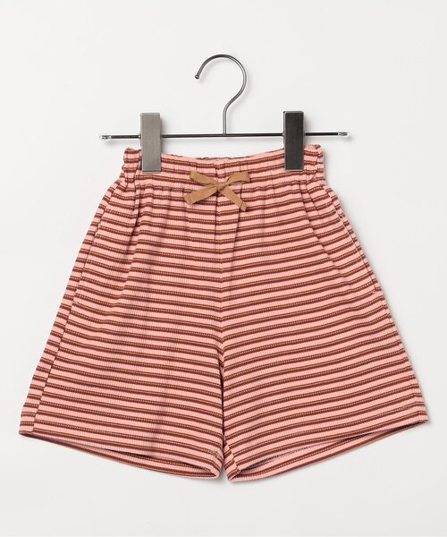 p.premier（ピードットプルミエ）の「先染めボーダーワッフルハーフパンツ（その他パンツ・キッズ・アイボリー/ピンク/グリーン/ブルー・140/130/120/110/100/90/80）」の9枚目の写真
