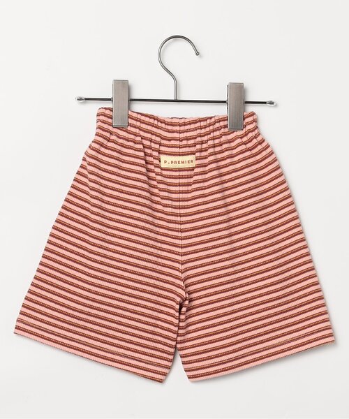 p.premier（ピードットプルミエ）の「先染めボーダーワッフルハーフパンツ（その他パンツ・キッズ・アイボリー/ピンク/グリーン/ブルー・140/130/120/110/100/90/80）」の10枚目の写真