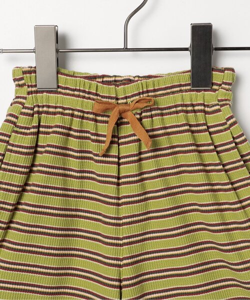 p.premier（ピードットプルミエ）の「先染めボーダーワッフルハーフパンツ（その他パンツ・キッズ・アイボリー/ピンク/グリーン/ブルー・140/130/120/110/100/90/80）」の18枚目の写真