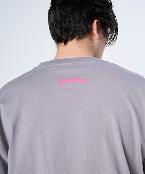 FLASH PACKER(フラッシュパッカー)の「FLASH PACKER フラッシュパッカー / リラックスシルエット ロゴプリント Dry Silky Cotton ロングスリーブT シャツ ロンT // XLT-CLC(Tシャツ/カットソー・メンズ・ホワイト/ブラック/グレー・LARGE/MEDIUM/SMALL/X-LARGE)」の15枚目の写真