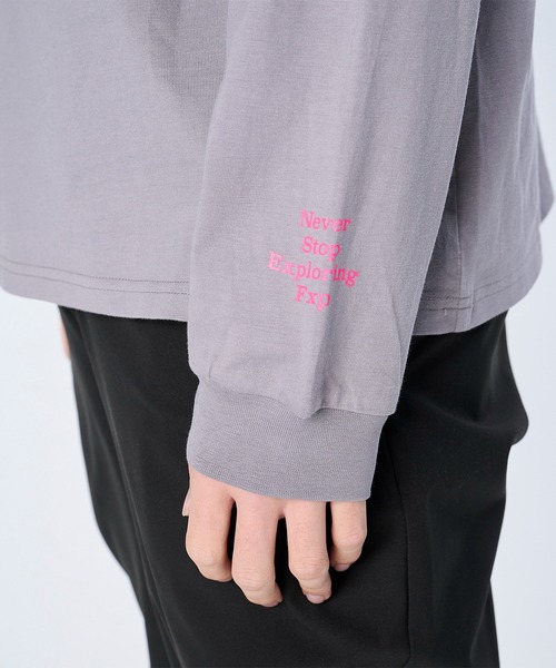 FLASH PACKER(フラッシュパッカー)の「FLASH PACKER フラッシュパッカー / リラックスシルエット ロゴプリント Dry Silky Cotton ロングスリーブT シャツ ロンT // XLT-CLC(Tシャツ/カットソー・メンズ・ホワイト/ブラック/グレー・LARGE/MEDIUM/SMALL/X-LARGE)」の16枚目の写真