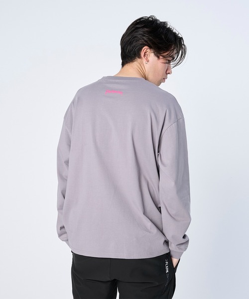 FLASH PACKER(フラッシュパッカー)の「FLASH PACKER フラッシュパッカー / リラックスシルエット ロゴプリント Dry Silky Cotton ロングスリーブT シャツ ロンT // XLT-CLC(Tシャツ/カットソー・メンズ・ホワイト/ブラック/グレー・LARGE/MEDIUM/SMALL/X-LARGE)」の18枚目の写真