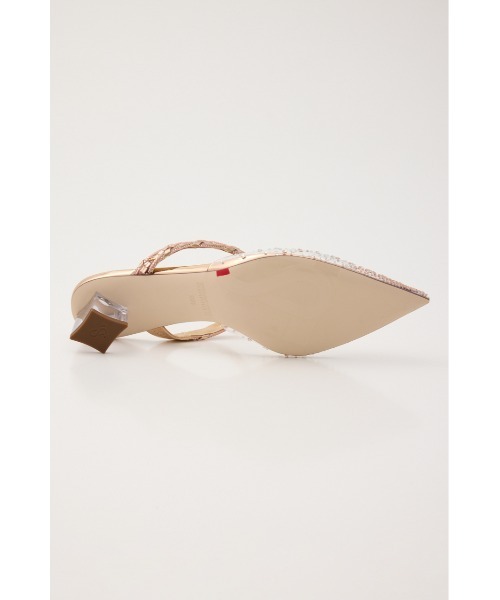 STACCATO(スタッカート)の「ダイヤヌーディークリアミュール(パンプス・レディース・シルバー/ピンクゴールド・23.0cm/24.0cm/22.5cm/24.5cm/23.5cm)」の13枚目の写真