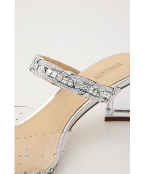 STACCATO(スタッカート)の「ダイヤヌーディークリアミュール(パンプス・レディース・シルバー/ピンクゴールド・23.0cm/24.0cm/22.5cm/24.5cm/23.5cm)」の22枚目の写真