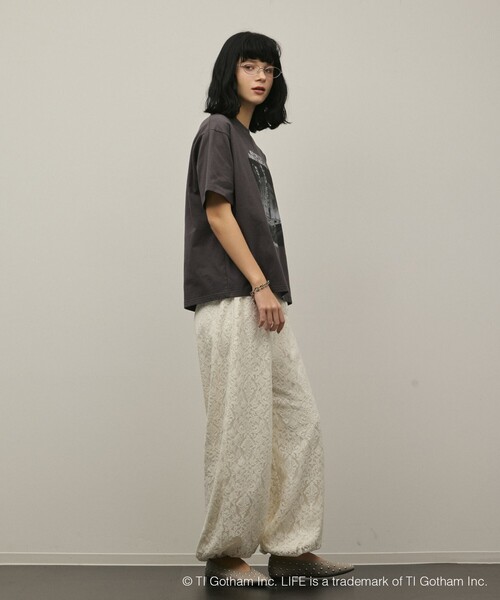 Diagram(ダイアグラム)の「LIFE PICTURE COLLECTION photo Tシャツ(Tシャツ/カットソー・レディース・ホワイト/チャコールグレー・36)」の14枚目の写真