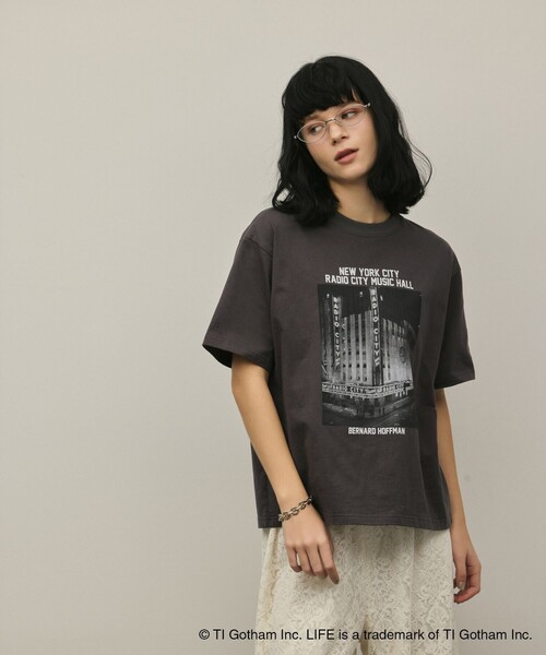Diagram(ダイアグラム)の「LIFE PICTURE COLLECTION photo Tシャツ(Tシャツ/カットソー・レディース・ホワイト/チャコールグレー・36)」の16枚目の写真