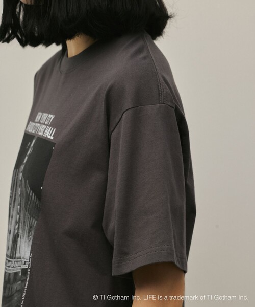 Diagram(ダイアグラム)の「LIFE PICTURE COLLECTION photo Tシャツ(Tシャツ/カットソー・レディース・ホワイト/チャコールグレー・36)」の21枚目の写真