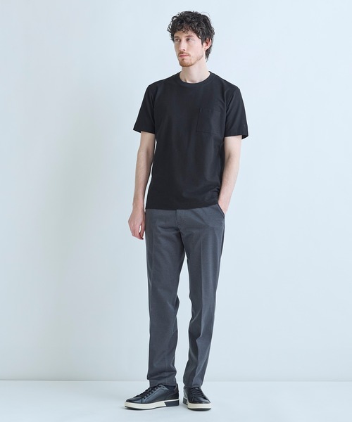 MEN'S BIGI（メンズビギ）の「【COVEROSS W/カバロスダブル】別注 リカバリー半袖Tシャツ＜血行促進/抗酸化作用/温熱効果/リラックス効果＞（Tシャツ/カットソー・メンズ・ホワイト/ブラック・03/02/01/04）」の6枚目の写真