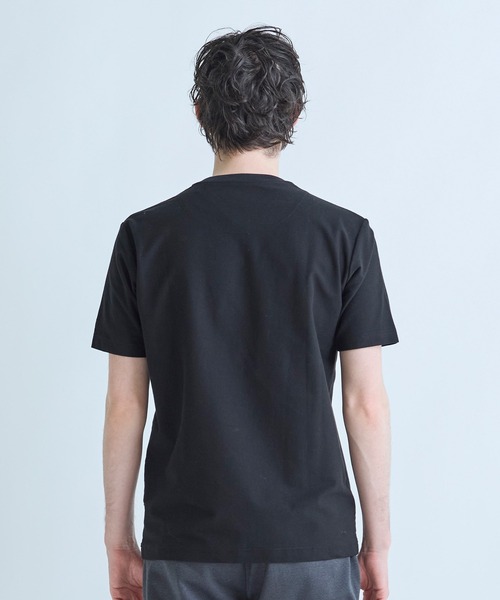 MEN'S BIGI（メンズビギ）の「【COVEROSS W/カバロスダブル】別注 リカバリー半袖Tシャツ＜血行促進/抗酸化作用/温熱効果/リラックス効果＞（Tシャツ/カットソー・メンズ・ホワイト/ブラック・03/02/01/04）」の5枚目の写真