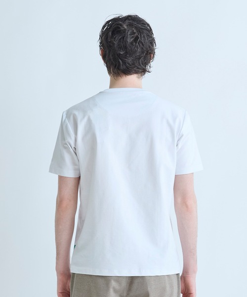 MEN'S BIGI（メンズビギ）の「Begin6月号掲載【COVEROSS W/カバロスダブル】別注 リカバリー半袖Tシャツ＜接触冷感/UVカット/遮熱/抗酸化作用＞（Tシャツ/カットソー・メンズ・ホワイト/ブラック・03/02/01/04）」の17枚目の写真