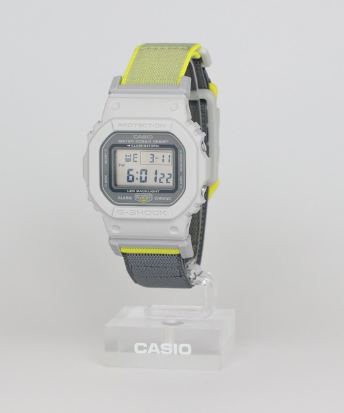 G-SHOCK（ジーショック）の「NEW CLOTH BANDシリーズ / DW-5600MNC-7A8JF（デジタル腕時計・メンズ・ライトグレー・FREE）」の14枚目の写真