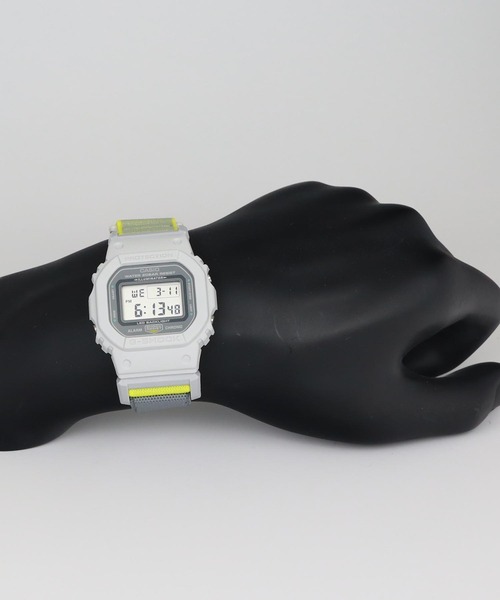 G-SHOCK（ジーショック）の「NEW CLOTH BANDシリーズ / DW-5600MNC-7A8JF（デジタル腕時計・メンズ・ライトグレー・FREE）」の21枚目の写真