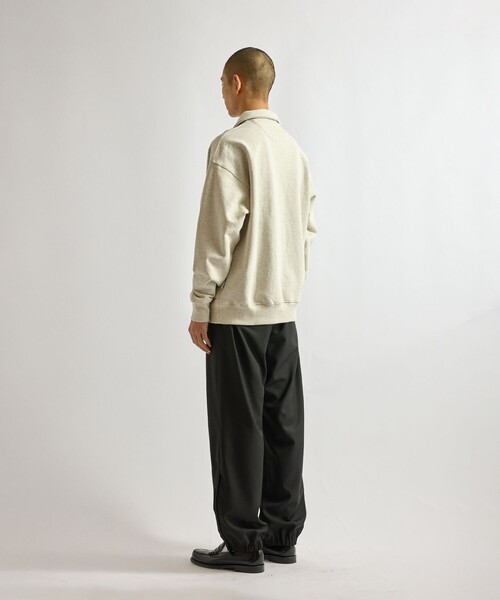 Saturdays NYC(サタデーズ ニューヨークシティ )の「Mott Relaxed Quarter Zip Sweatshirt(スウェット・メンズ・グレー/ライトグレー/ブラック・XL/S/M/L)」の18枚目の写真