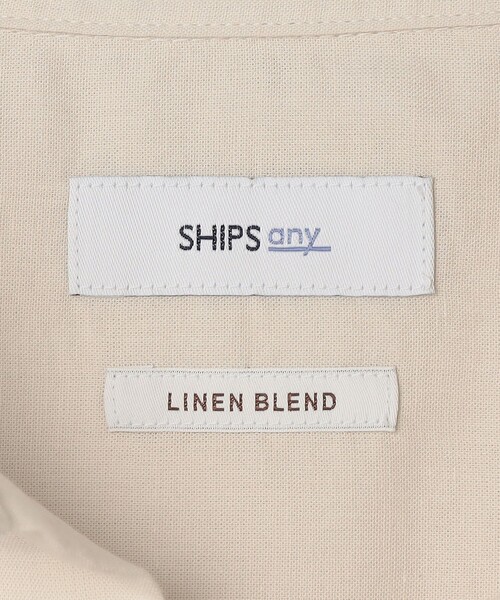SHIPS any(シップス エニィ)の「SHIPS any:〈洗濯機可能〉コットン/リネン 7分袖 スキッパー プルオーバー シャツ 26SS◇(シャツ/ブラウス・メンズ・オリーブ/ナチュラル/ブルー/チャコールグレー/ネイビー・X-LARGE/LARGE/MEDIUM/SMALL)」の17枚目の写真
