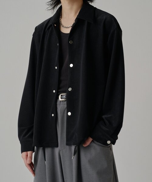 Lui's（ルイス）の「コードピケコーチジャケット（その他アウター・メンズ・ブラック/カーキ・S/M）」の19枚目の写真