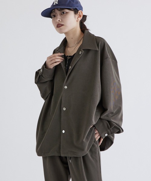 Lui's（ルイス）の「コードピケコーチジャケット（その他アウター・メンズ・ブラック/カーキ・S/M）」の10枚目の写真