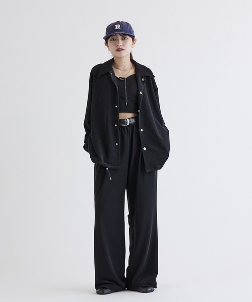 Lui's（ルイス）の「コードピケコーチジャケット（その他アウター・メンズ・ブラック/カーキ・S/M）」の8枚目の写真