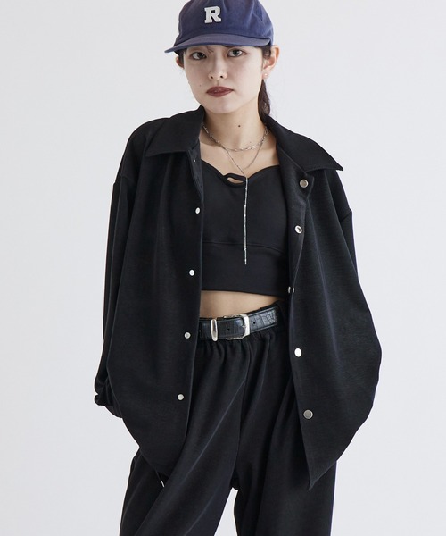 Lui's（ルイス）の「コードピケコーチジャケット（その他アウター・メンズ・ブラック/カーキ・S/M）」の3枚目の写真