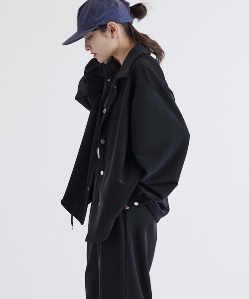 Lui's（ルイス）の「コードピケコーチジャケット（その他アウター・メンズ・ブラック/カーキ・S/M）」の4枚目の写真