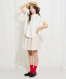pom ponette junior（ポンポネットジュニア）の「【AMI】ショルダータックフレンチブラウスセットアップ（セットアップ）」