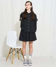 pom ponette junior（ポンポネットジュニア）の「【AMI】ショルダータックフレンチブラウスセットアップ（セットアップ）」