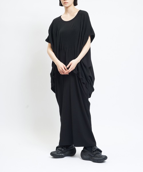 gomme（ゴム）の「リンクスコクーンワンピース（ワンピース・レディース・ブラック・MEDIUM）」の13枚目の写真