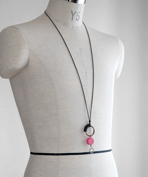 SENTI センティ / REEL KEY NECK STRAP レザーリールキーネック