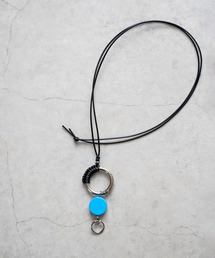 SENTI（センティ）の「SENTI センティ / REEL KEY NECK STRAP レザーリールキーネックストラップ 牛革 / 2053（ネックレス）」