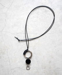 SENTI（センティ）の「SENTI センティ / REEL KEY NECK STRAP レザーリールキーネックストラップ 牛革 / 2053（ネックレス）」