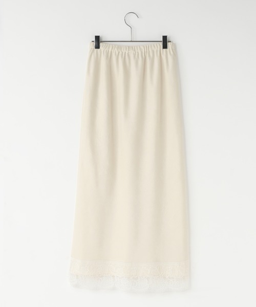 LOWRYS FARM(ローリーズファーム)の「ストレッチサテンレーススカート 680567(スカート・レディース・アイボリー/ブラック/ブラック系その他/ホワイト系その他2/ブルー・LONG/SHORT)」の13枚目の写真