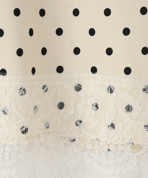 LOWRYS FARM(ローリーズファーム)の「ストレッチサテンレーススカート 680567(スカート・レディース・アイボリー/ブラック/ブラック系その他/ホワイト系その他2/ブルー・LONG/SHORT)」の9枚目の写真