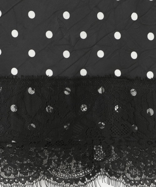 LOWRYS FARM(ローリーズファーム)の「ストレッチサテンレーススカート 680567(スカート・レディース・アイボリー/ブラック/ブラック系その他/ホワイト系その他2/ブルー・LONG/SHORT)」の10枚目の写真