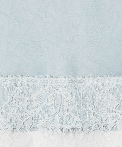 LOWRYS FARM(ローリーズファーム)の「ストレッチサテンレーススカート 680567(スカート・レディース・アイボリー/ブラック/ブラック系その他/ホワイト系その他2/ブルー・LONG/SHORT)」の7枚目の写真