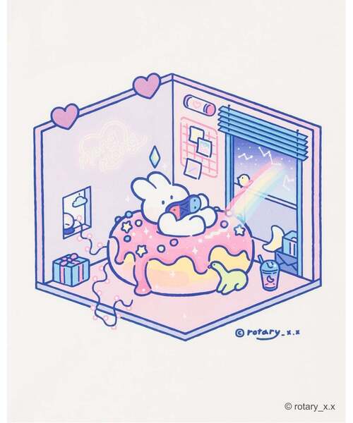 Lycee mine（リセマイン）の「【綿100％】 【ラブリーモンモン】【速乾・UV・型崩れしない】アソートプリントTシャツ（Tシャツ/カットソー・キッズ・ブルーグレー/黄緑系/ブラック/オフホワイト・140cm/110cm/100cm/130cm/120cm）」の17枚目の写真