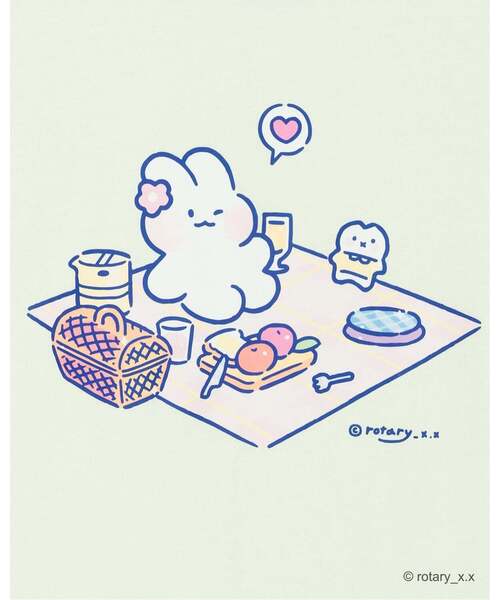 Lycee mine（リセマイン）の「【綿100％】 【ラブリーモンモン】【速乾・UV・型崩れしない】アソートプリントTシャツ（Tシャツ/カットソー・キッズ・ブルーグレー/黄緑系/ブラック/オフホワイト・140cm/110cm/100cm/130cm/120cm）」の20枚目の写真