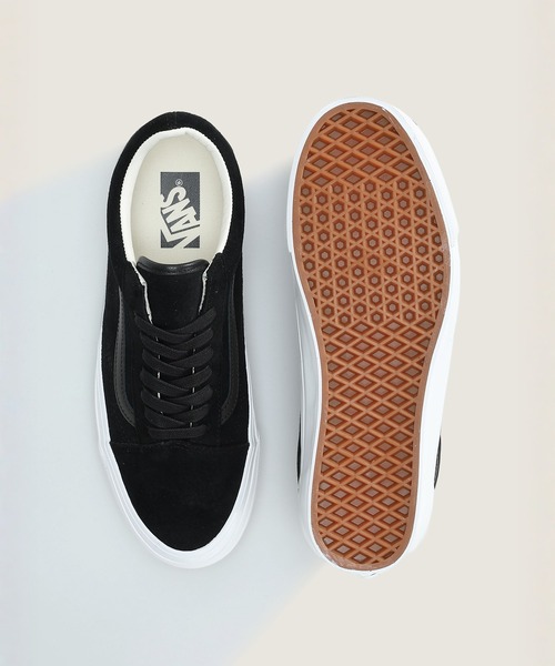 VANS（バンズ）の「VANS PREMIUM オールドスクール ピッグスエード / LX Old Skool PIG SUEDE BLACK VN000D9JCJJ1（スニーカー・メンズ・ブラック・12/11.5/11/10.5/10/9.5/9/8.5/8/7.5/7/6.5/6/5.5/5）」の9枚目の写真