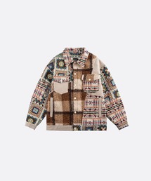 U:UME（ユーム）の「Exotic Pattern Stitching Jacket（その他アウター）」