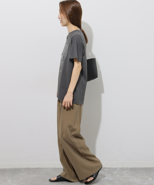 JOURNAL STANDARD relume(ジャーナルスタンダード レリューム)の「SANDIEGOロゴハーフスリーブTシャツ(Tシャツ/カットソー・レディース・ブラック系その他/ブラウン/ホワイト・FREE)」の5枚目の写真