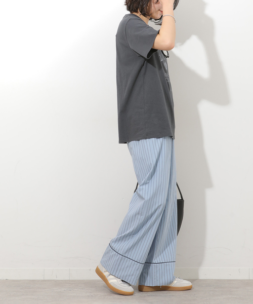 JOURNAL STANDARD relume(ジャーナルスタンダード レリューム)の「SANDIEGOロゴハーフスリーブTシャツ(Tシャツ/カットソー・レディース・ブラック系その他/ブラウン/ホワイト・FREE)」の12枚目の写真