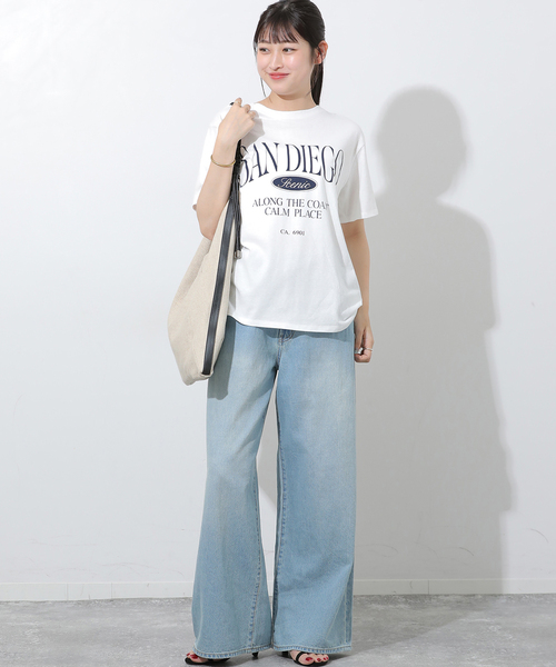 JOURNAL STANDARD relume(ジャーナルスタンダード レリューム)の「SANDIEGOロゴハーフスリーブTシャツ(Tシャツ/カットソー・レディース・ブラック系その他/ブラウン/ホワイト・FREE)」の17枚目の写真