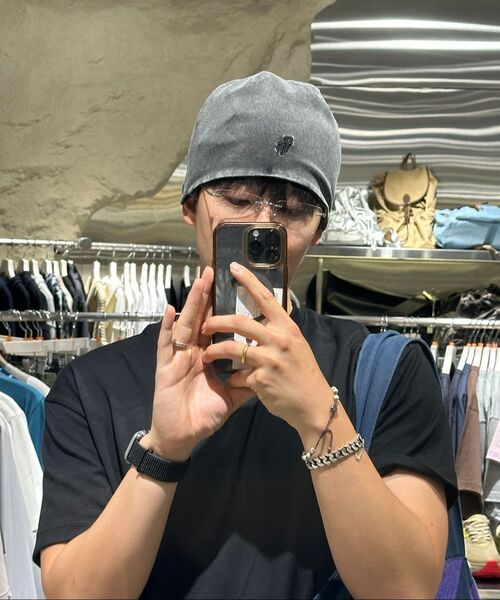 NOMANUAL(NOMANUAL)の「WASHED LIGHT BEANIE - WASHED BLACK(ニットキャップ/ビーニー・レディース・その他・FREE)」の3枚目の写真