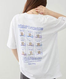 【Philip Lumbang/フィリップランバン】 レギュラーシルエット グラフィック プリント 半袖Tシャツ