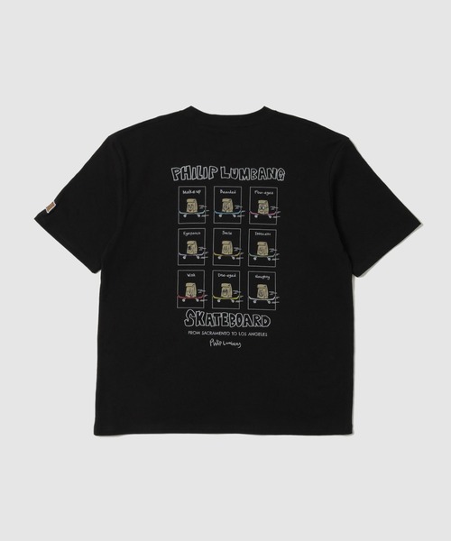 Philip Lumbang（フィリップランバン）の「【Philip Lumbang/フィリップランバン】 レギュラーシルエット グラフィック プリント 半袖Tシャツ（Tシャツ/カットソー・メンズ・ネイビー/ホワイト/ブラック・M/L/XL）」の9枚目の写真