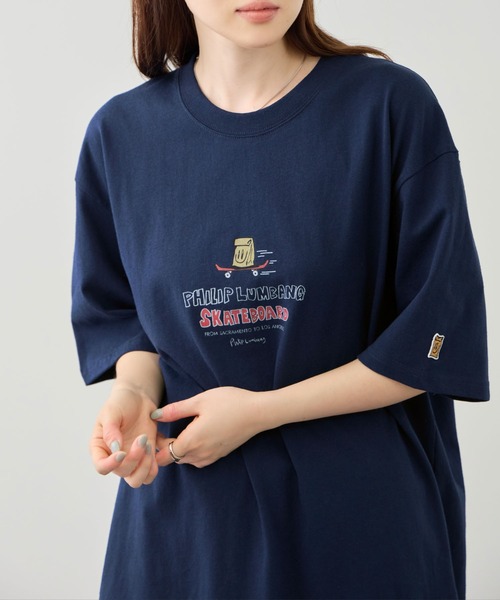 Philip Lumbang（フィリップランバン）の「【Philip Lumbang/フィリップランバン】 レギュラーシルエット グラフィック プリント 半袖Tシャツ（Tシャツ/カットソー・メンズ・ネイビー/ホワイト/ブラック・M/L/XL）」の19枚目の写真