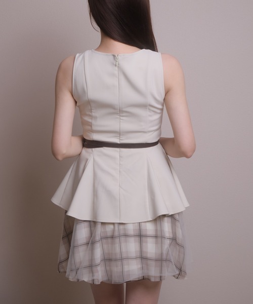 LIPSERVICE（リップサービス）の「レイヤードノースリワンピース（ワンピース・レディース・その他1/アイボリー/ブラック・S/M）」の15枚目の写真