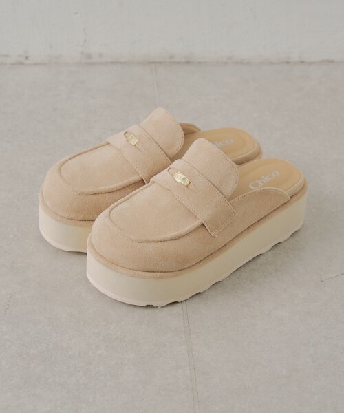 Chico(チコ)の「厚底プラットフォームローファー(その他シューズ・レディース・ベージュ/ブラック・SMALL/MEDIUM/LARGE)」の7枚目の写真