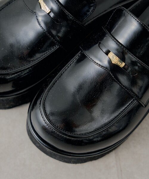 Chico(チコ)の「厚底プラットフォームローファー(その他シューズ・レディース・ベージュ/ブラック・SMALL/MEDIUM/LARGE)」の10枚目の写真