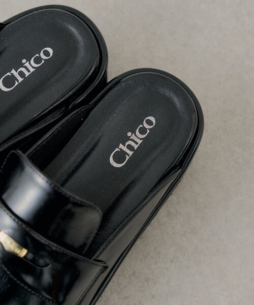 Chico(チコ)の「厚底プラットフォームローファー(その他シューズ・レディース・ベージュ/ブラック・SMALL/MEDIUM/LARGE)」の11枚目の写真