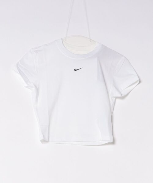 NIKE（ナイキ）の「《NIKEアパレル》WS NSW CHLL CRP S/S（Tシャツ/カットソー・レディース・ブラック×ホワイト/ホワイト×ブラック/その他/ライラック/グレー系その他・S/M/L/XL）」の2枚目の写真